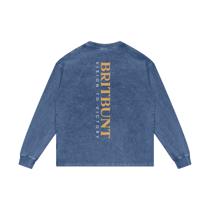 Acid Wash Oversize Long Sleeve T-Shirt