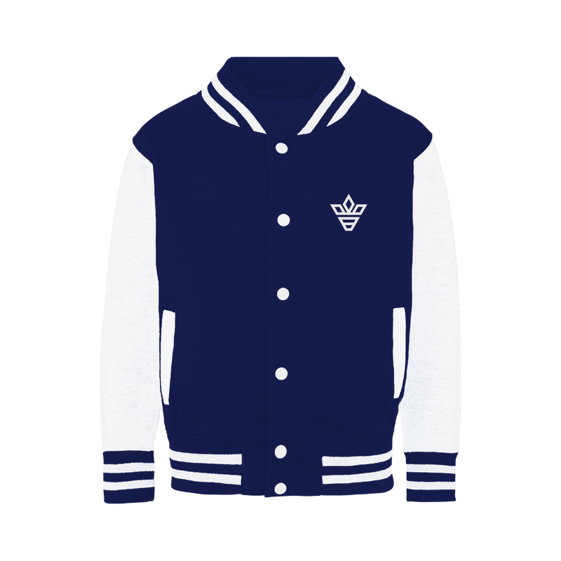 BRITBUNT White logo Varsity Jacket