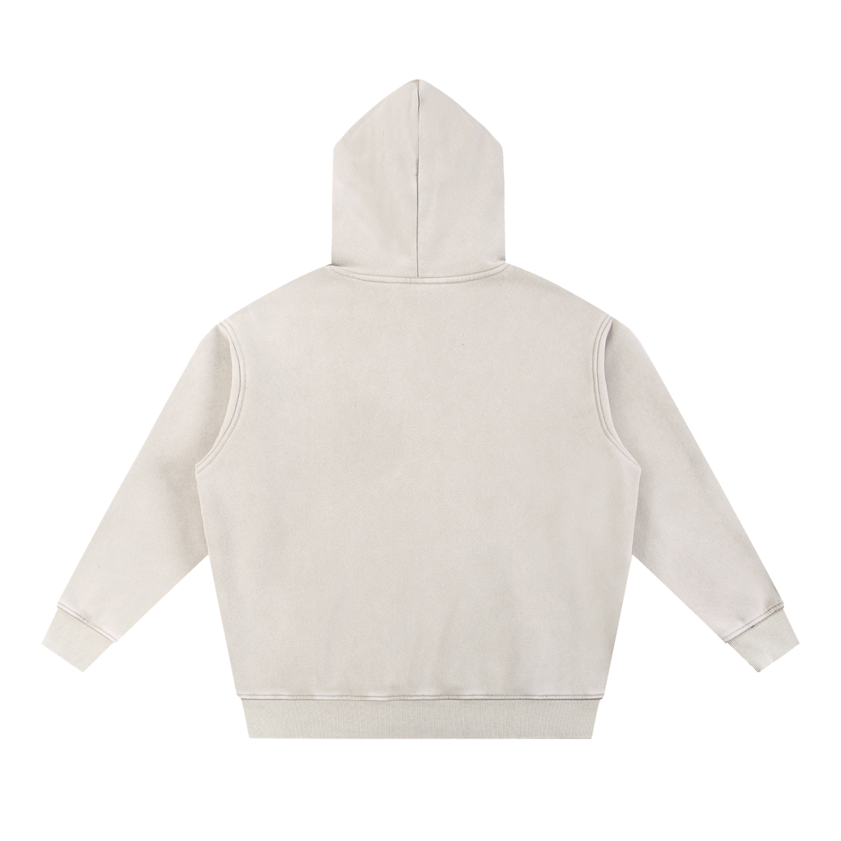 BRITBUNT Snow Wash Fleece Oversize Hoodie