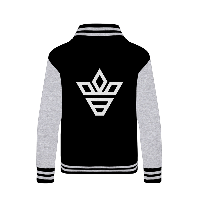 BRITBUNT White logo Varsity Jacket