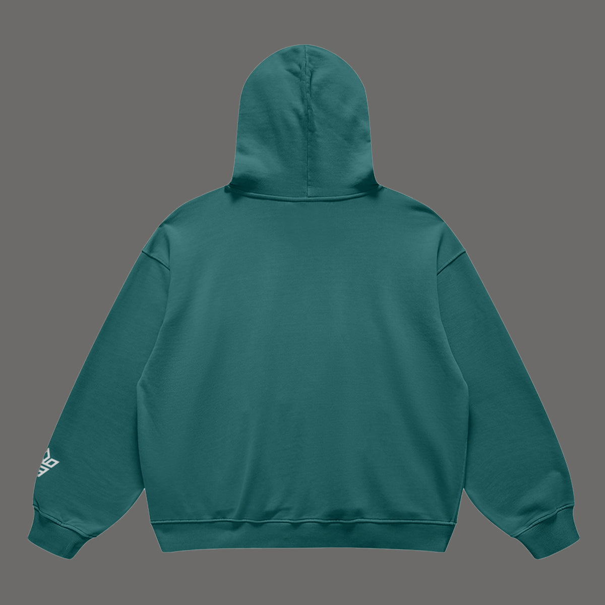 v2v White logo Hoodie