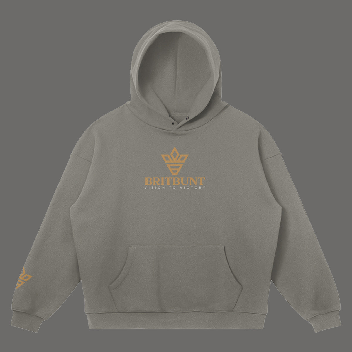 Bronze Button Hoodie