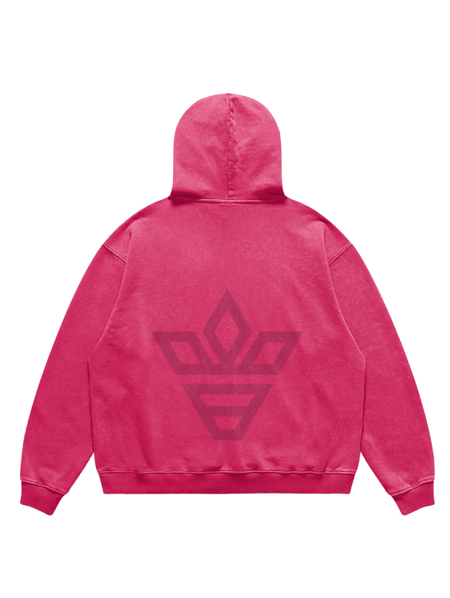 ICONIC DARK PINK HOODIE