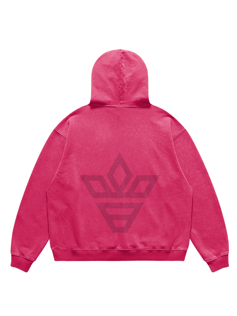 ICONIC DARK PINK HOODIE