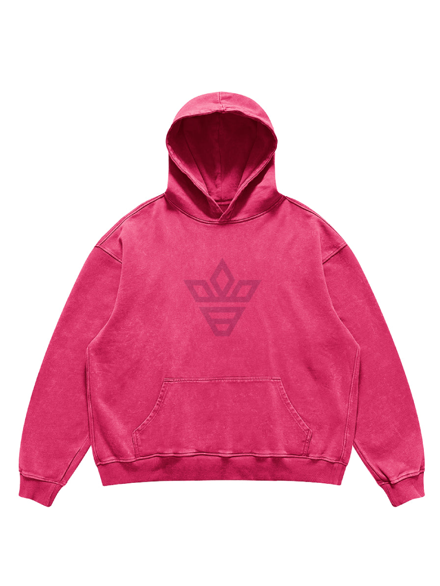 ICONIC DARK PINK HOODIE