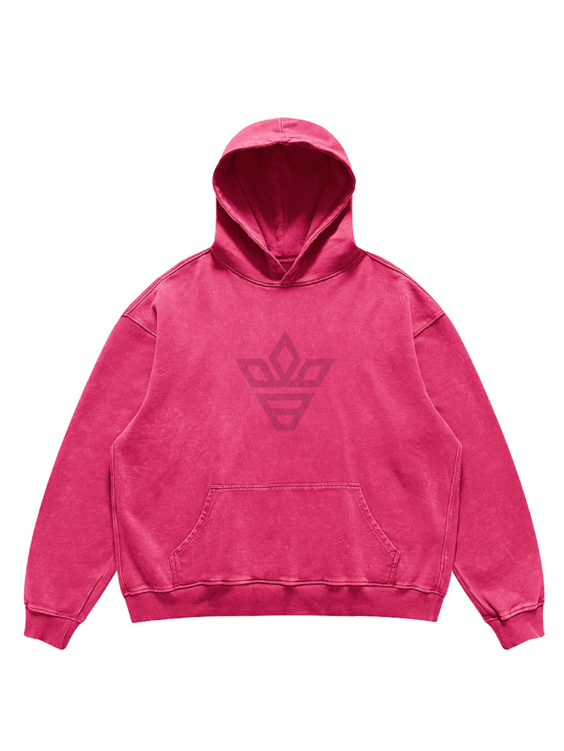 ICONIC DARK PINK HOODIE
