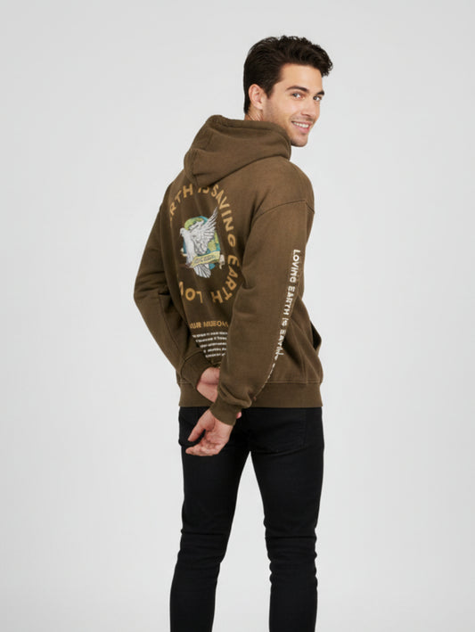Loving Earth Zipper Hoodie