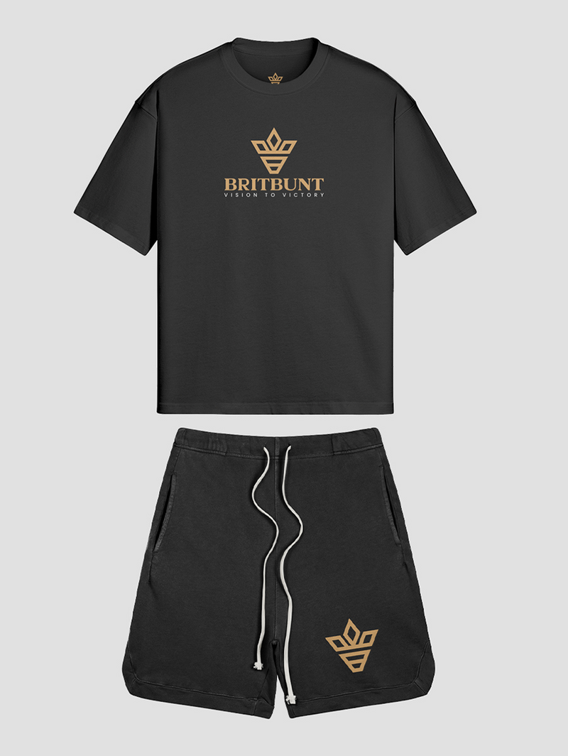 Boxy T-Shirt & Sweatshorts  Set