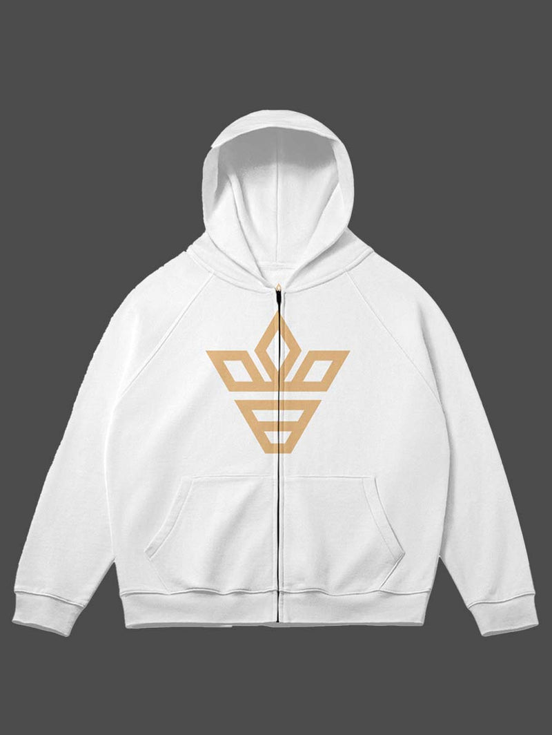 BB logo Z[pper hoodie