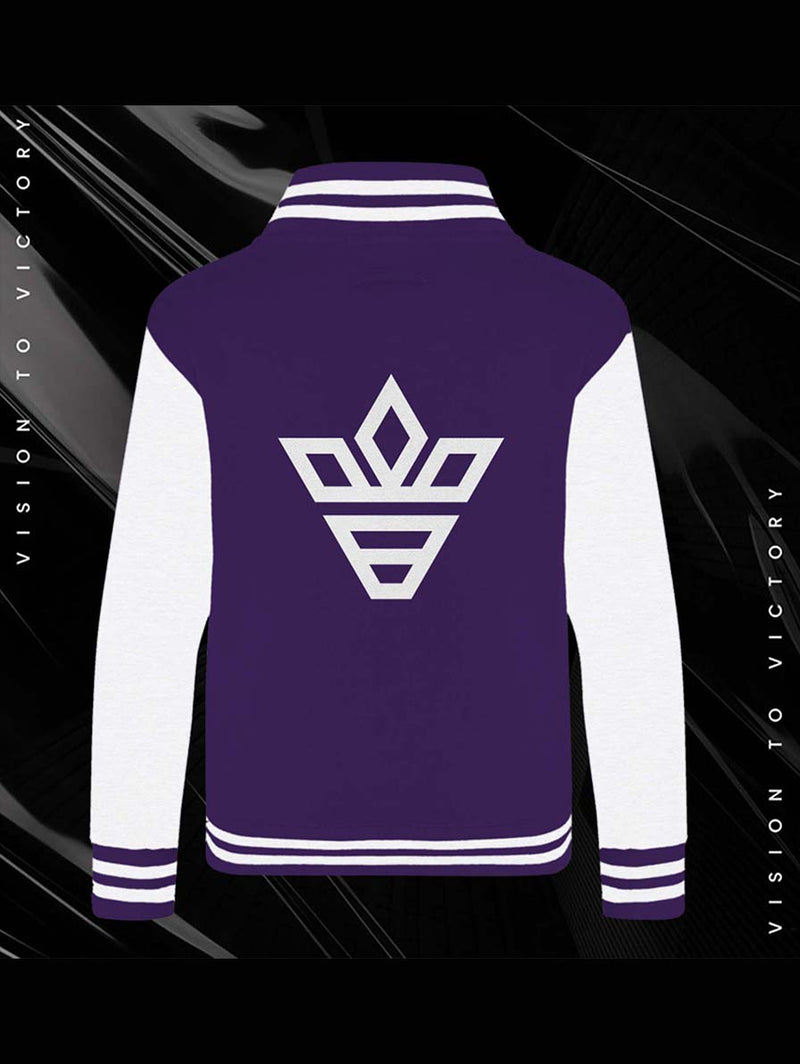 BRITBUNT White logo Varsity Jacket