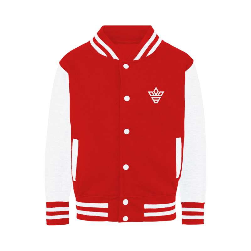 BRITBUNT White logo Varsity Jacket