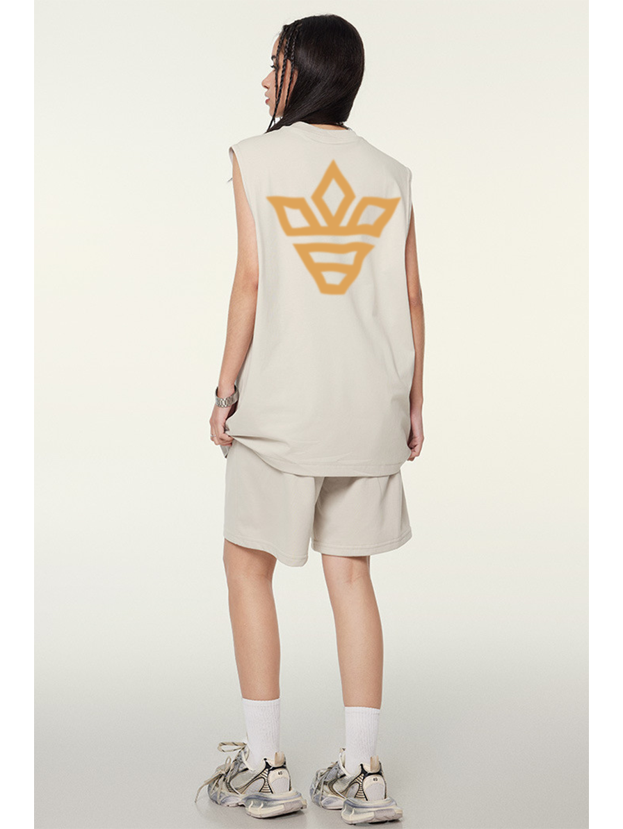 v2v Golden Logo Tank Top
