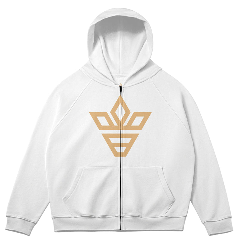 BB logo Z[pper hoodie