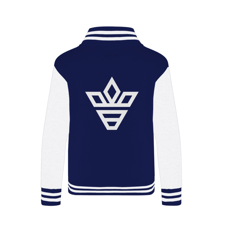 BRITBUNT White logo Varsity Jacket