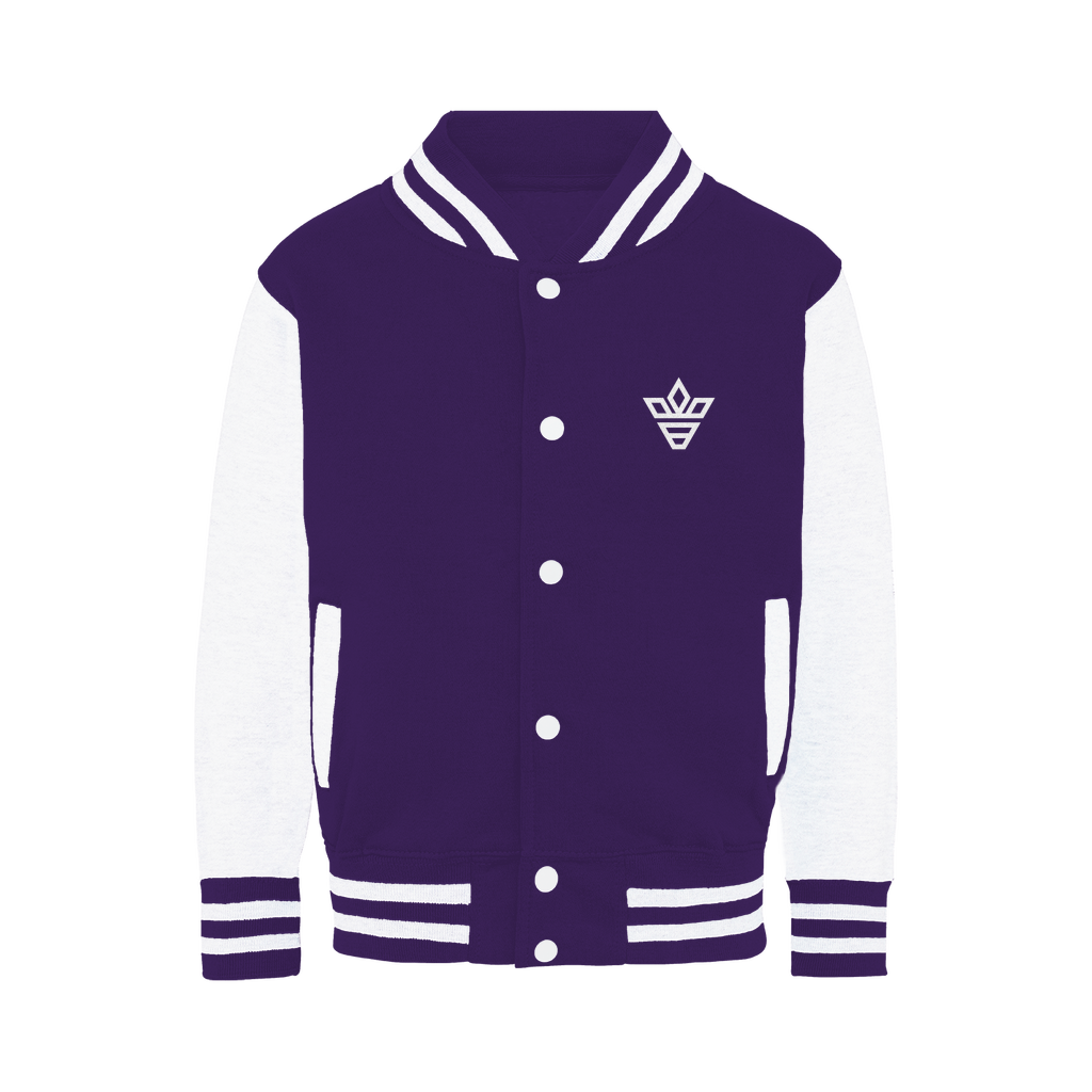 BRITBUNT White logo Varsity Jacket