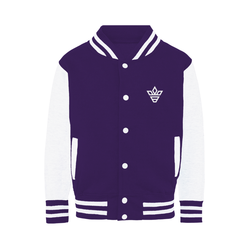 BRITBUNT White logo Varsity Jacket