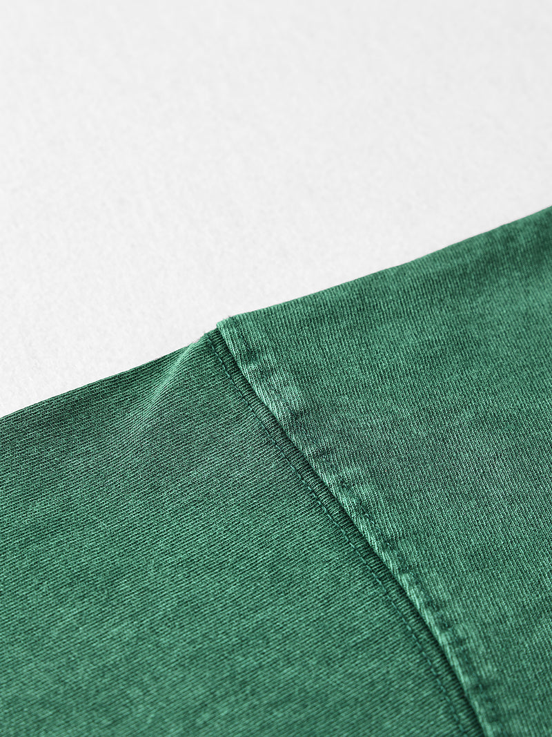 Acid Wash Oversize Long Sleeve T-Shirt