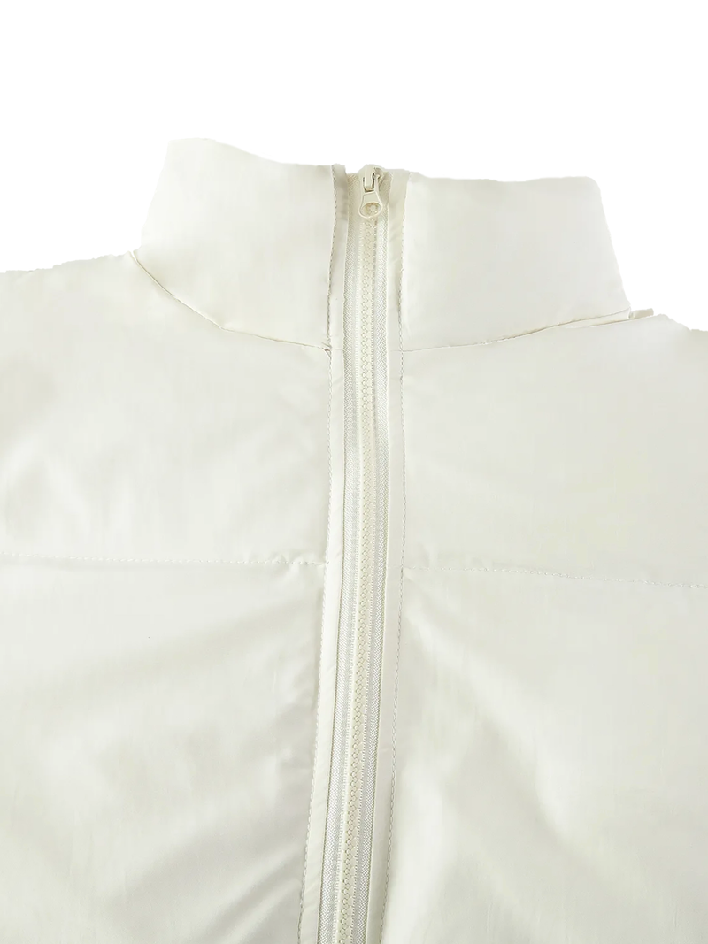 BRITBUNT Zipper Puffer Coat