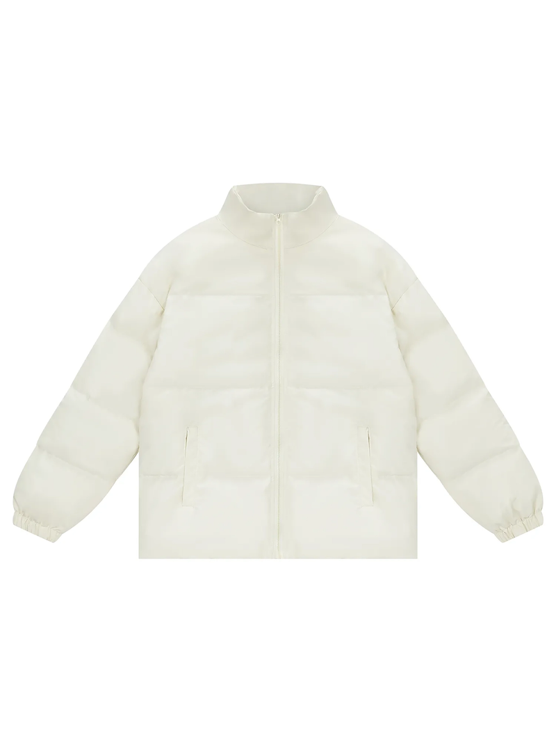 BRITBUNT Zipper Puffer Coat