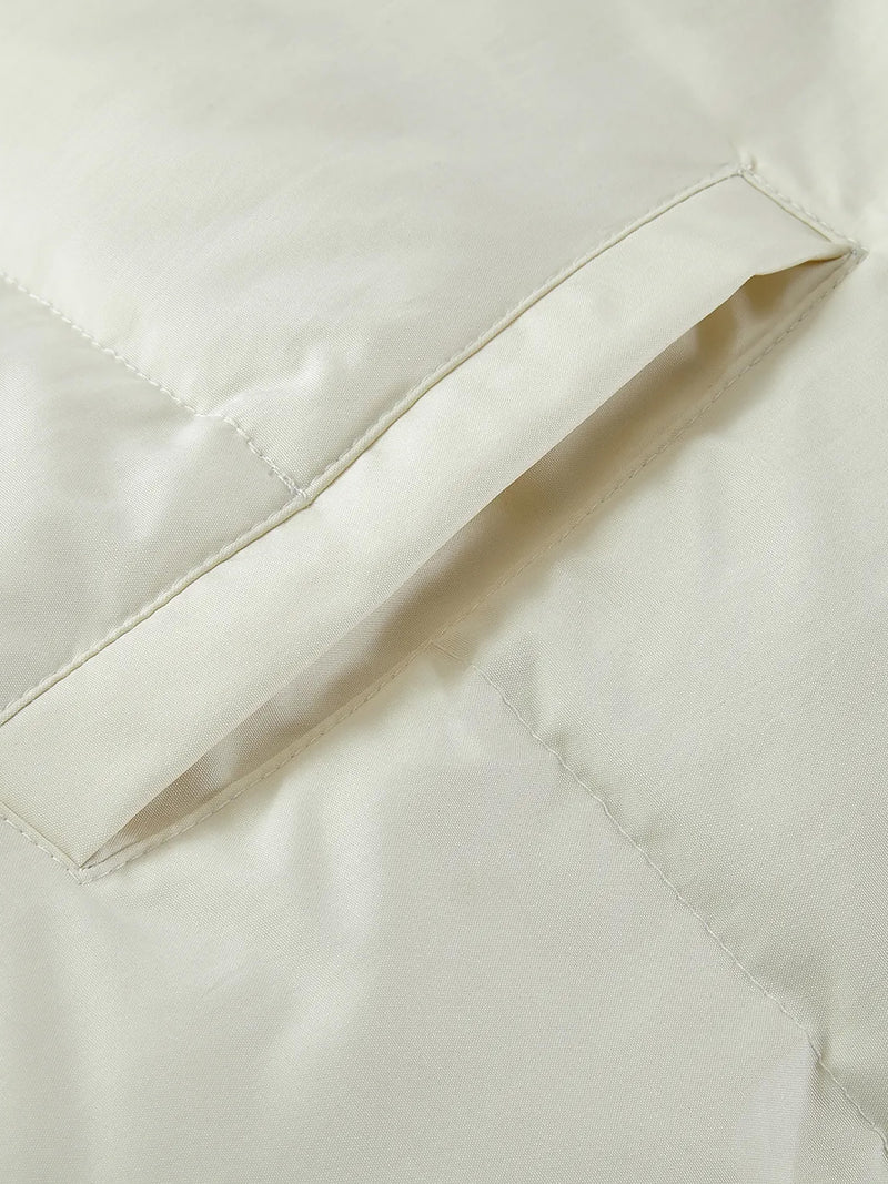 BRITBUNT Zipper Puffer Coat