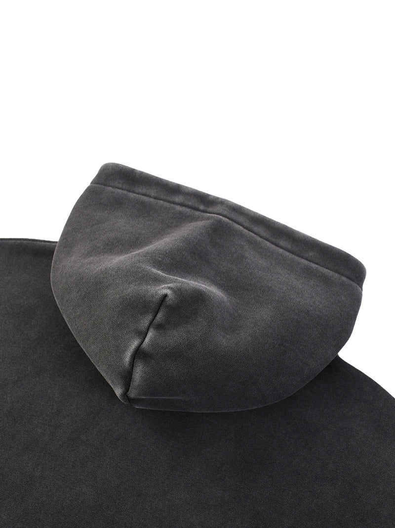 BRITBUNT Snow Wash Fleece Oversize Hoodie