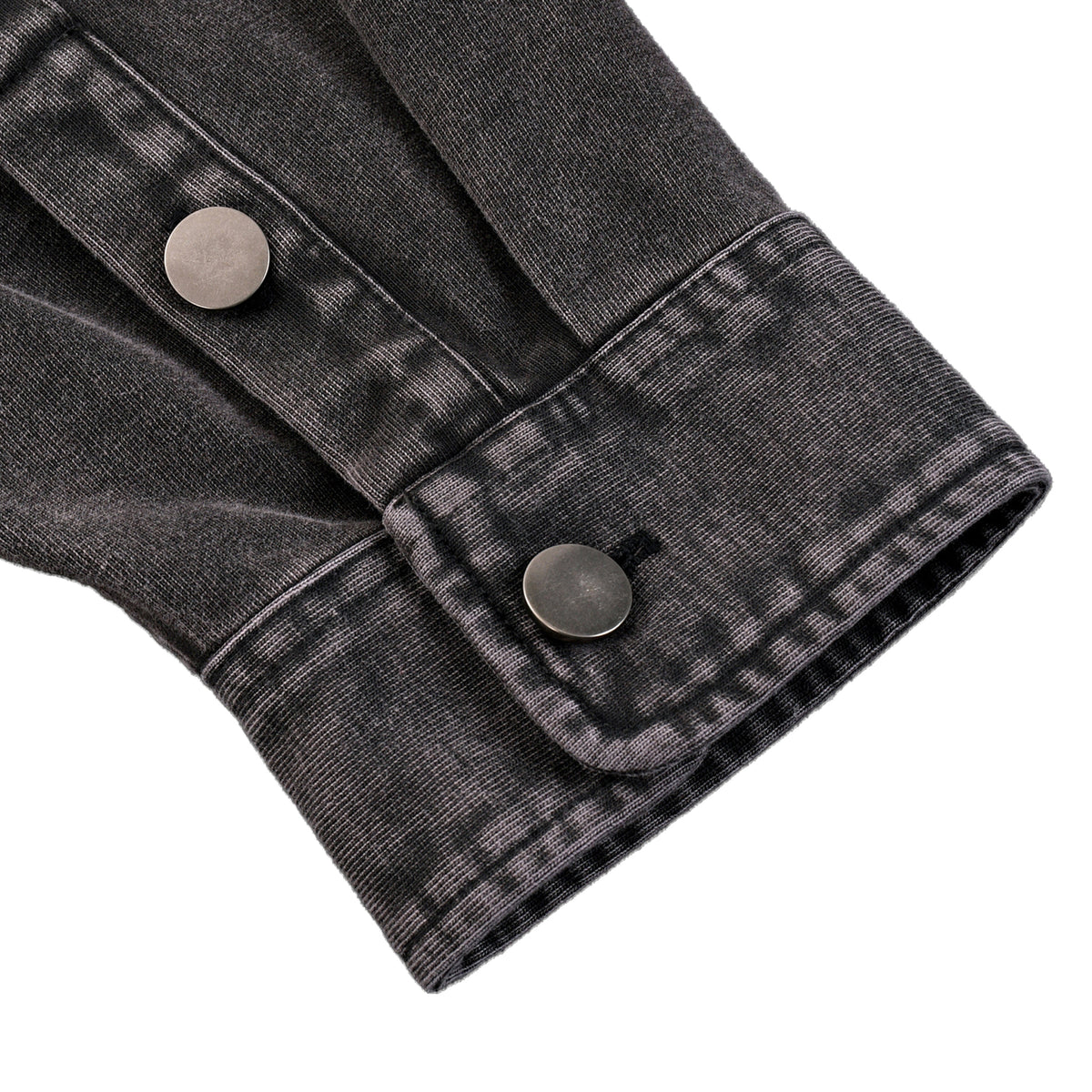 BRITBUNT Vintage Washed Denim Jacket – Heavyweight Unisex