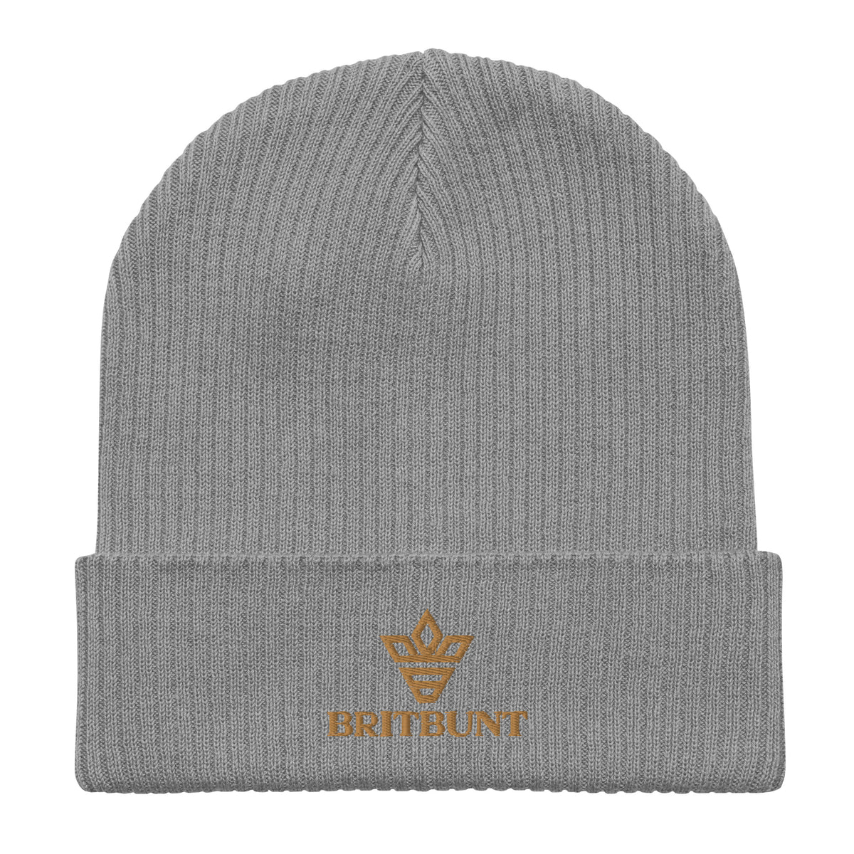 BRITBUNT® Iconic Organic ribbed beanie