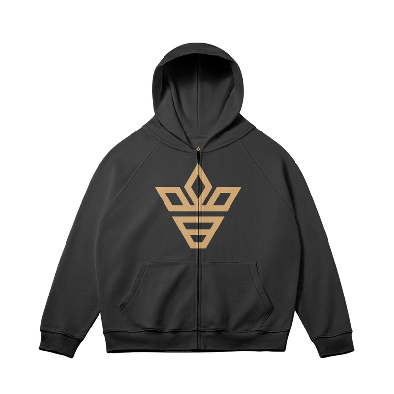 BB logo Z[pper hoodie
