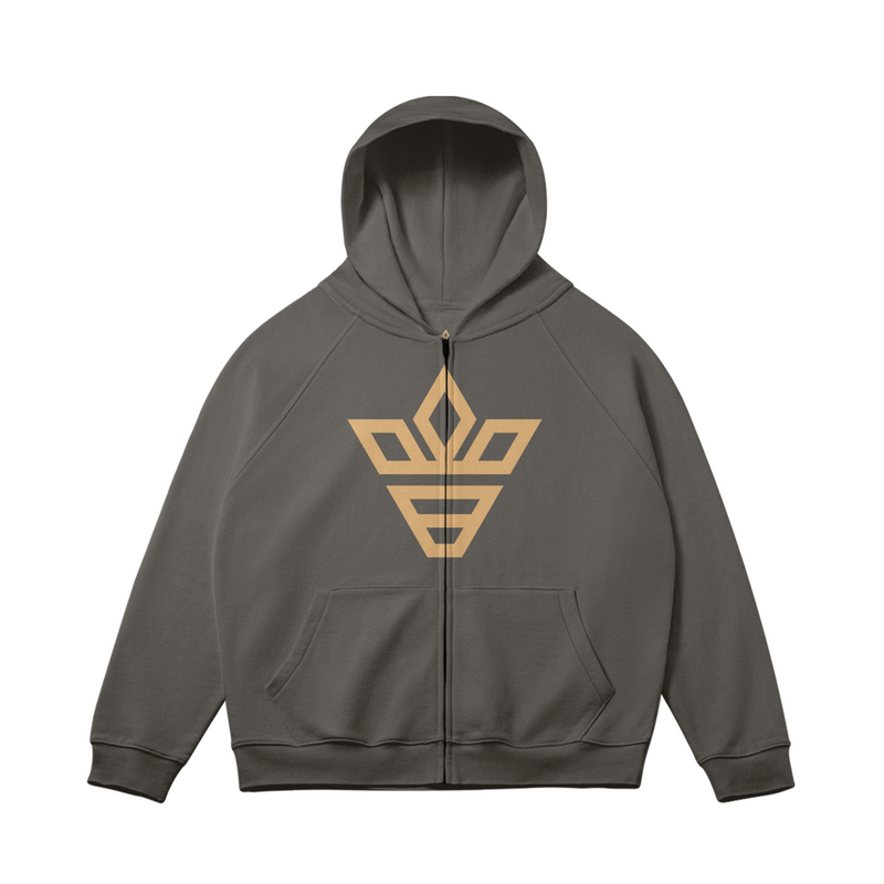 BB logo Z[pper hoodie