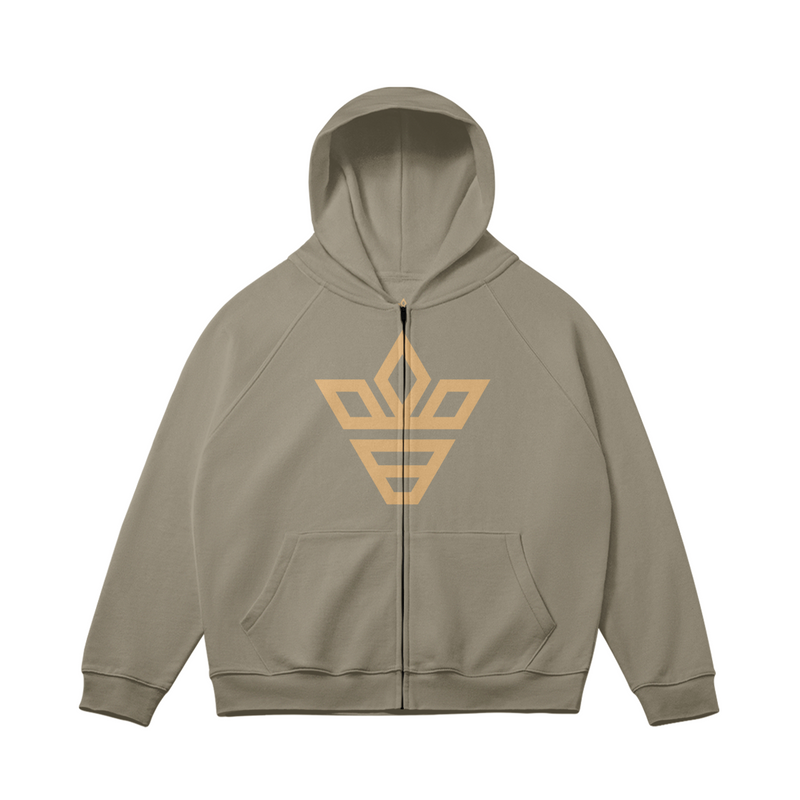 BB logo Z[pper hoodie
