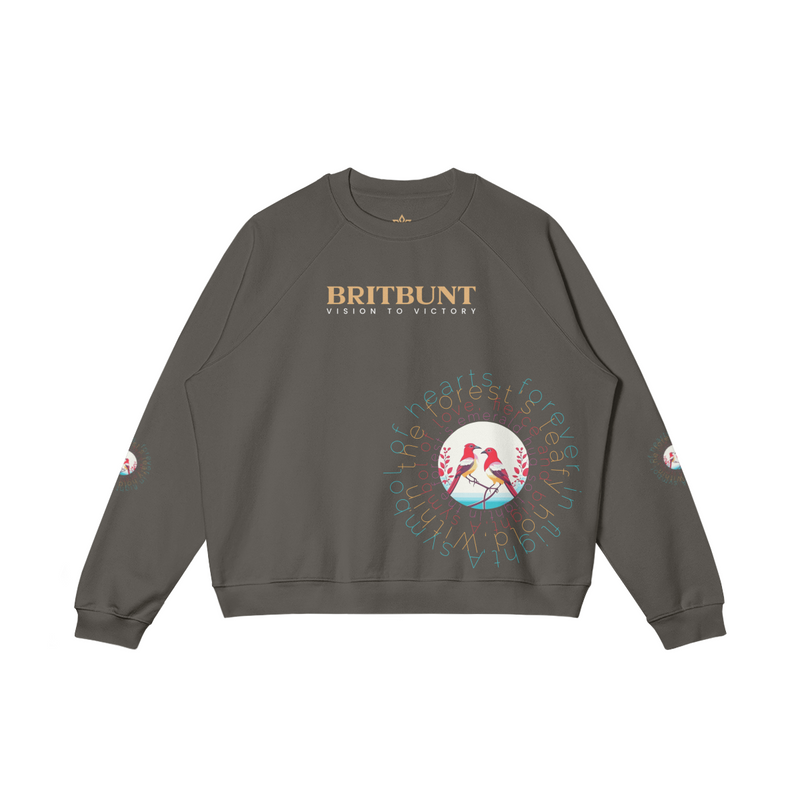 Symble of Heart pullover sweatshirt