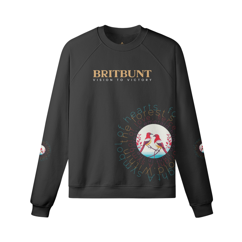 Symble of Heart pullover sweatshirt