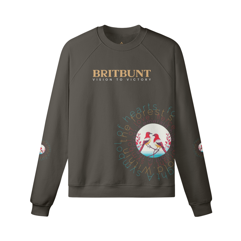 Symble of Heart pullover sweatshirt