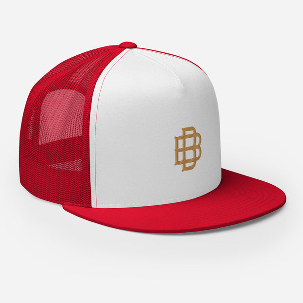 Trucker Cap red and White